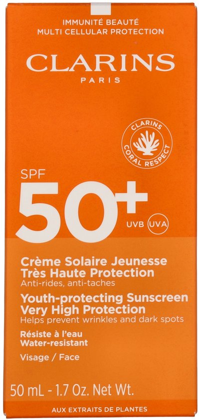 Clarins Sun Care Cream Zonnecrème 50 ml | SPF 50+ |