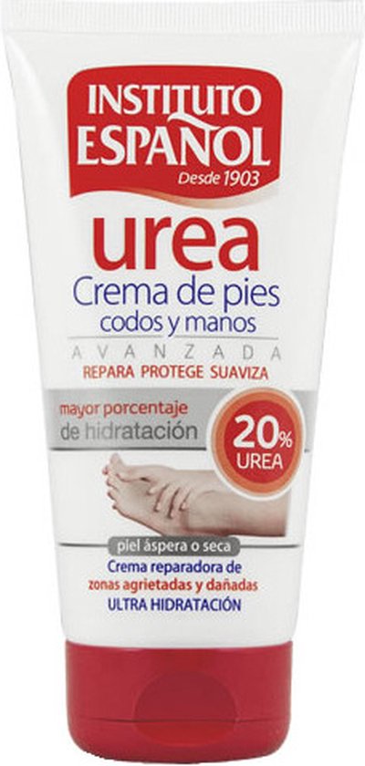 Instituto Espanol - Urea Creme 20% - Huid Creme voor Ruwe Gebarsten en Droge Atopishe Huid - Utra Hydratatie - Lichaamsverzorging - Vrouw - 150 ml