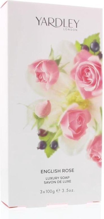 Yardley English Rose Zeep 3 x 100 gr