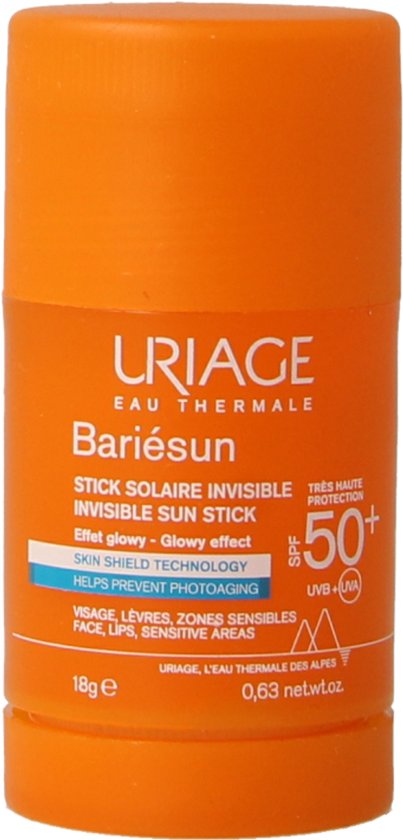 Uriage Bariesun SPF50+ stick invisible glow 18 Gram