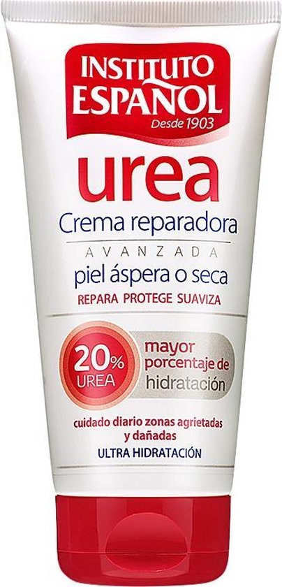 Instituto Espanol - Urea Creme 20% - Huid Creme voor Ruwe Gebarsten en Droge Atopishe Huid - Utra Hydratatie - Lichaamsverzorging - Vrouw - 150 ml