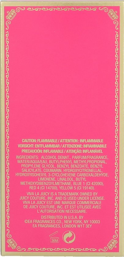 Juicy Couture Viva La Juicy | Bloemen parfum voor dames | 100 ml
