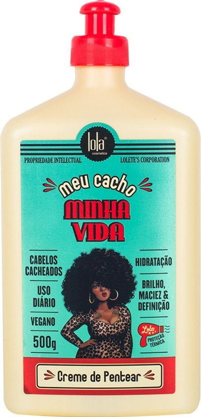 Meu Cacho Minha Vida - Haarcrème om te kammen (500 gr)