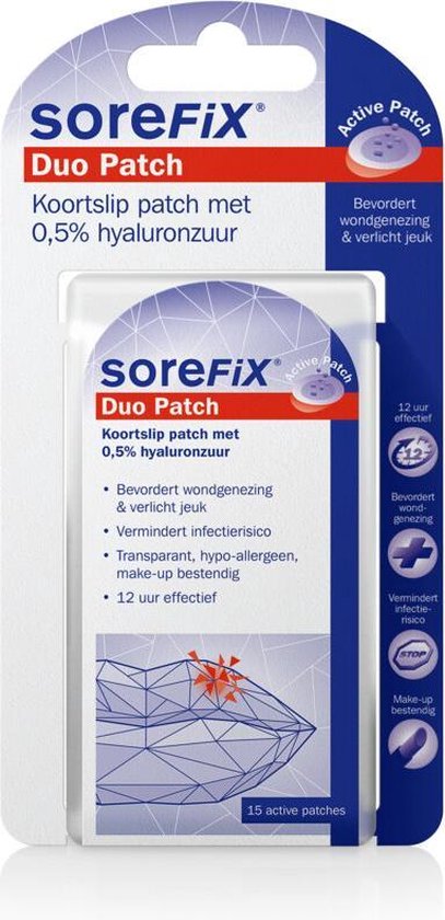 Sorefix Duo Koortslip Patch 15 stuks