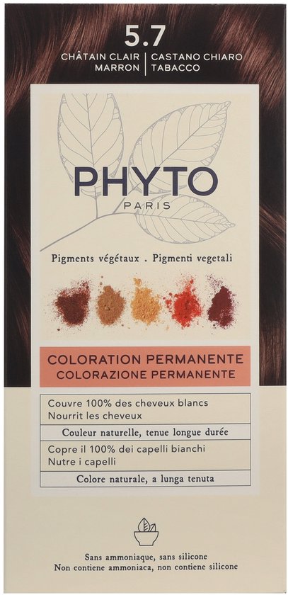 Permanent Colour PHYTO PhytoColor 5.7-castaño marrón claro Ammonia-free
