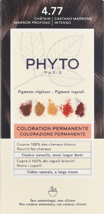 Permanent Colour PHYTO PhytoColor 4.77-castaño marrón intenso Ammonia-free