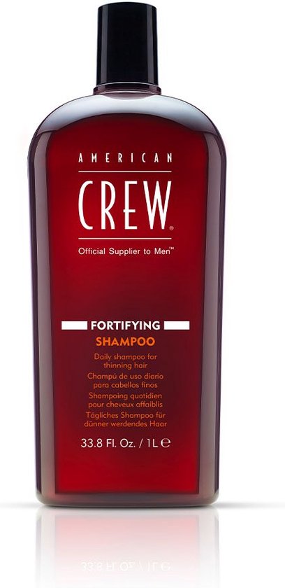 American Crew | Fortifying Shampoo | Strengthening shampoo for thinning hair for men, 1000ml