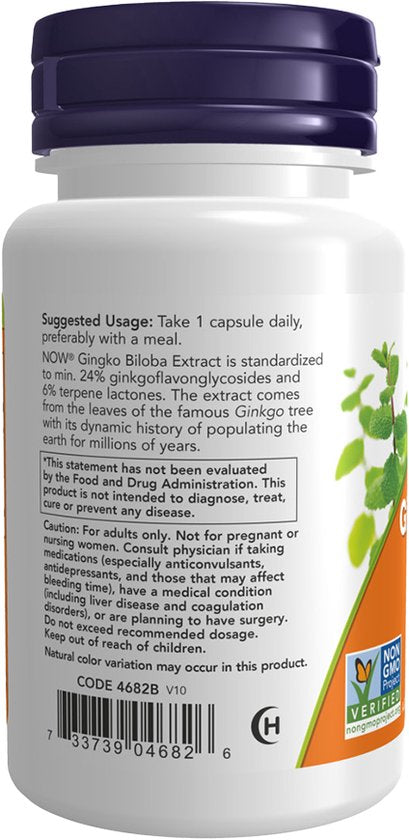 Ginkgo Biloba 120mg - 100 v-caps