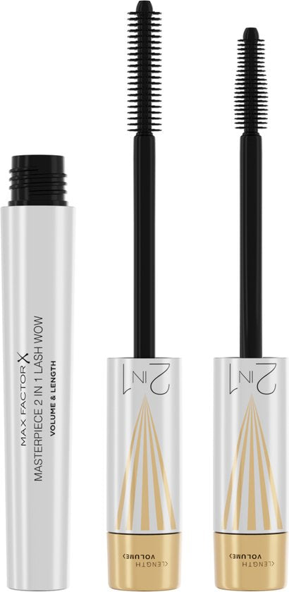 Max Factor Masterpiece 2 In 1 Lash Wow Mascara  001 Black