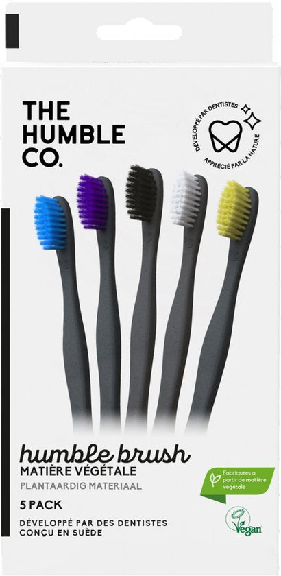 Humble Brush - Ecologische tandenborstel 5-pack