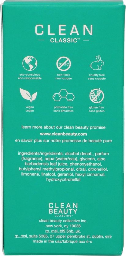 Clean Clean Rain eau de parfum spray 60 ml