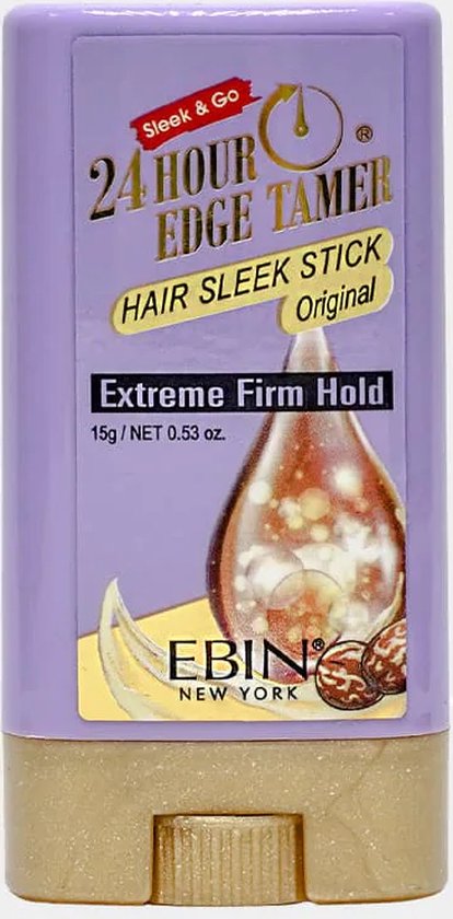 EBIN 24 Hour Edge Tamer Sleek Hair Wax Stick - Original 15g