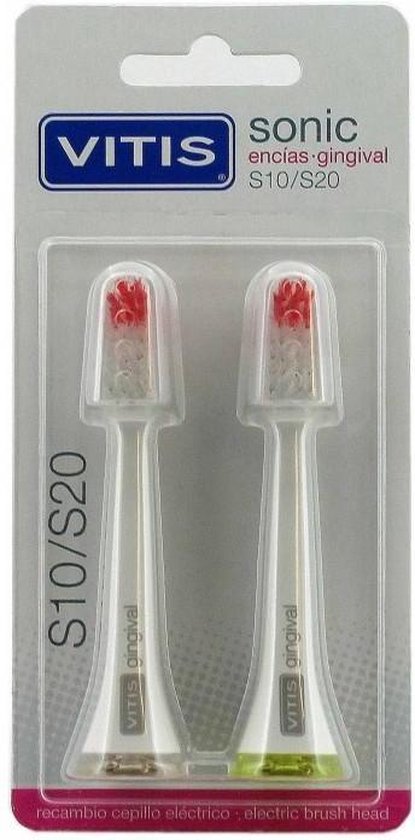 Reserve onderdeel voor elektrische tandenborstel Vitis Sonic S10/S20 Gingival 2 Stuks