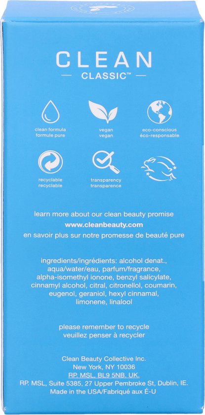 Clean Clean Pure Soap eau de parfum spray (unisex) 60 ml