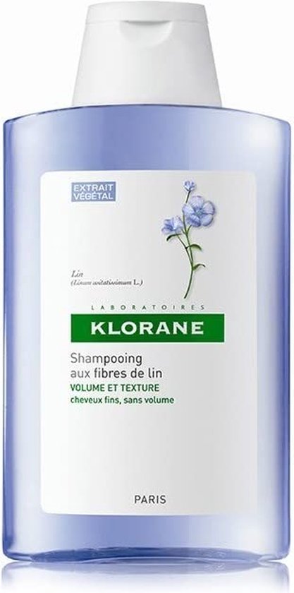Klorane Haar Lin Fibres de Lin/Vlasvezels Shampoo Fijn Haar 200ml