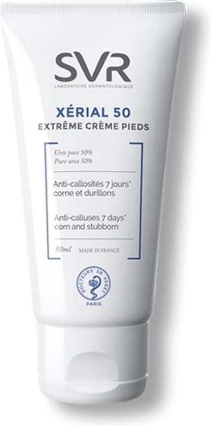 Vochtinbrengende Voetcrème SVR Xerial 50 Extreme Urea (50 ml)