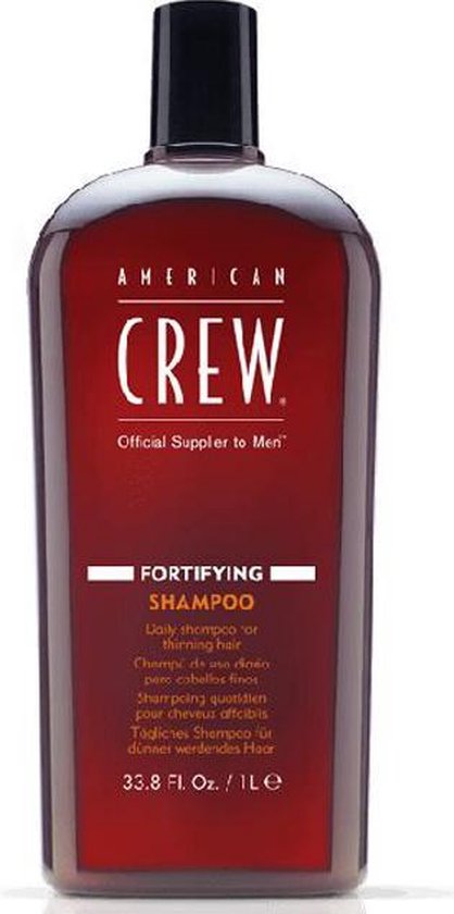 American Crew | Fortifying Shampoo | Strengthening shampoo for thinning hair for men, 1000ml
