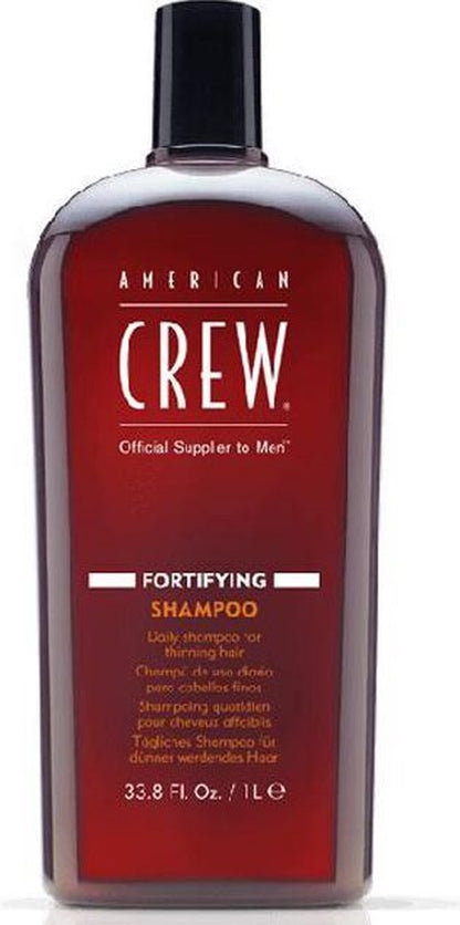 American Crew | Fortifying Shampoo | Strengthening shampoo for thinning hair for men, 1000ml