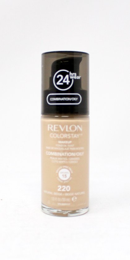 Revlon Colorstay Foundation With Pump - 220 Natural Beige (Oily Skin)
