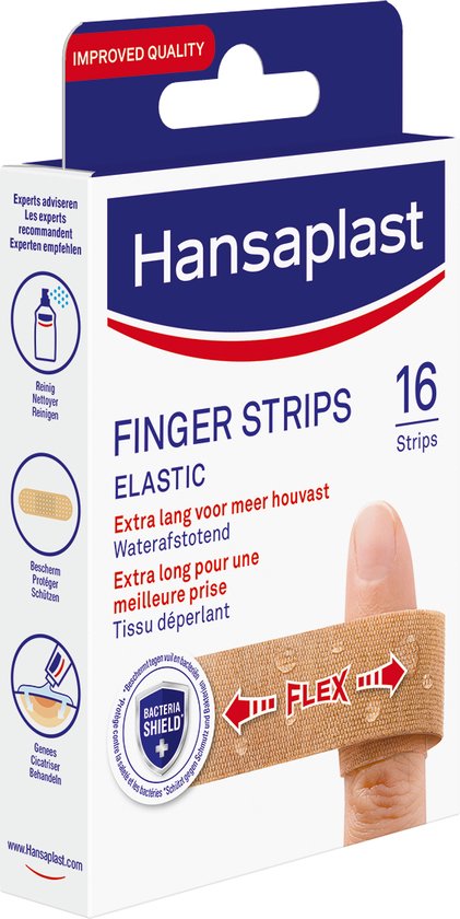 Hansaplast Fingerstrips pleisters - 16 strips