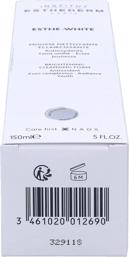 Institut Esthederm White System Reinigingsmouse  - 150ml - Stralende Teint Voor Een Rijpe Huid