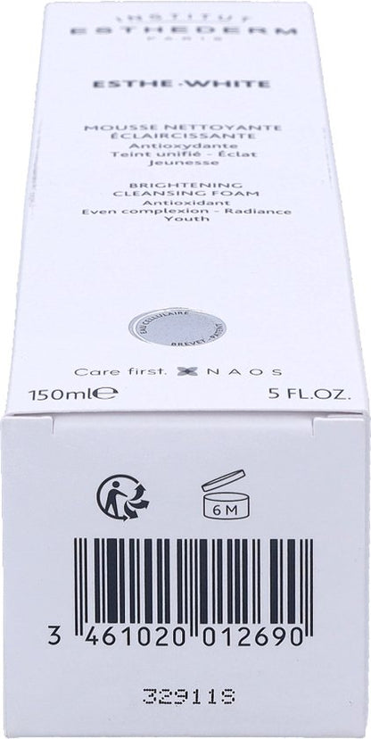 Institut Esthederm White System Reinigingsmouse  - 150ml - Stralende Teint Voor Een Rijpe Huid