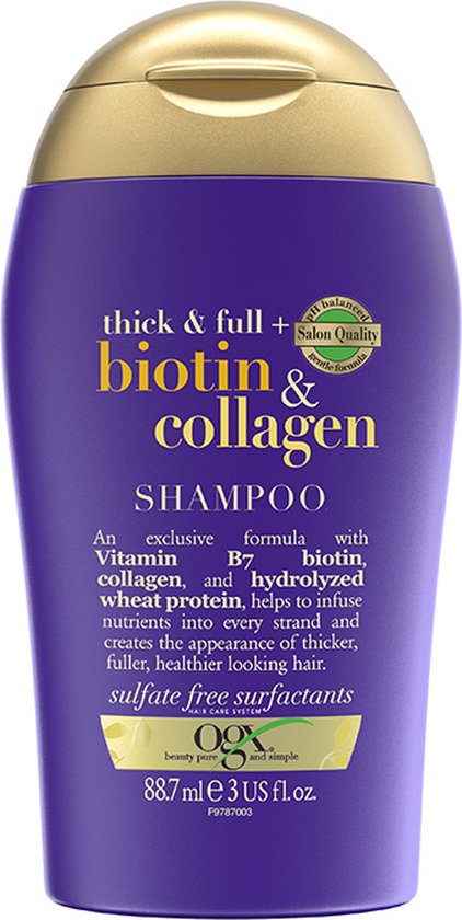 OGX Mini Shampoo Thick & Full Biotin & Collagen | 89 ml