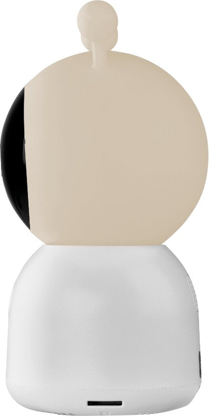 omajin Baby Camera - IP-camera - Babycam - 2K HD - Pan & Tilt - Bewegingsmelder - Nachtzicht - Tweerichtingsaudio - incl. 64GB MicroSD-kaart - Wit