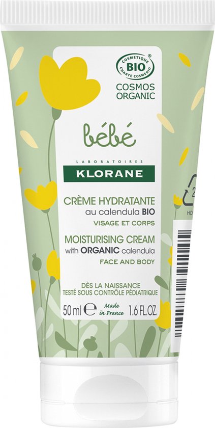 Klorane Bébé Bio Moisturizing Cream 50 Ml