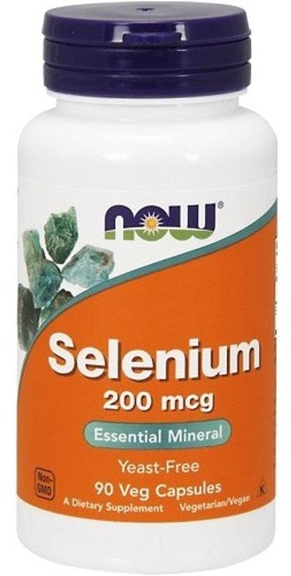 Vitaminen - Selenium 200mcg 90 Capsules - Now
