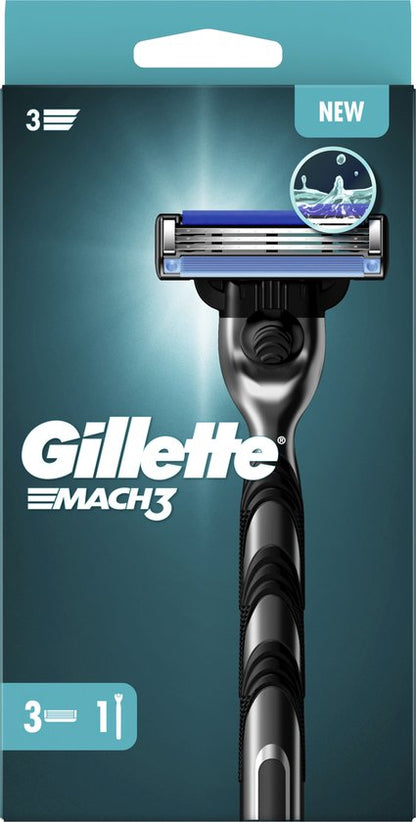 Gillette Mach 3 - Scheersysteem en 3 Scheermesjes