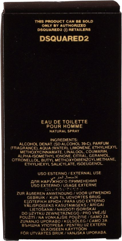 Dsquared2 Wood Pour Homme - 50ml - Eau de toilette