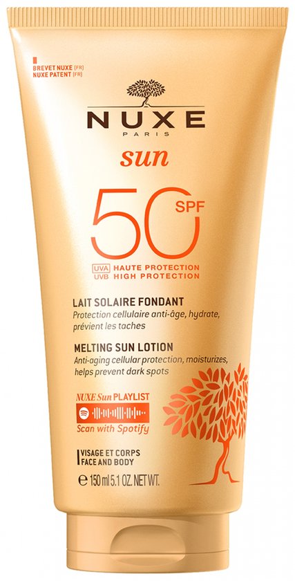 Nuxe Sun Melting Lotion High Protection Zonnecrème 150ml