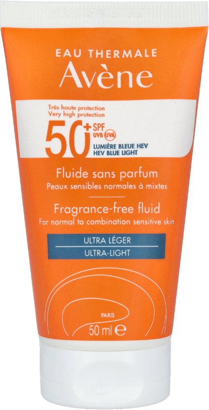 Avène Zon Fluide SPF50+ - Zonnebrand - 50 ml