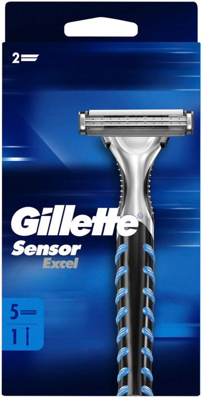 Gillette scheermes Sensor Excel + 5 blades