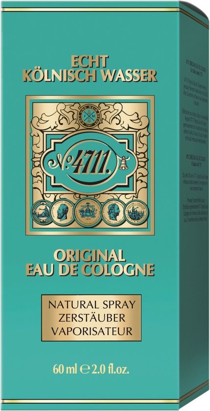 4711 Natural Spray Verpakt Unisex - 60 ml - Eau de Cologne