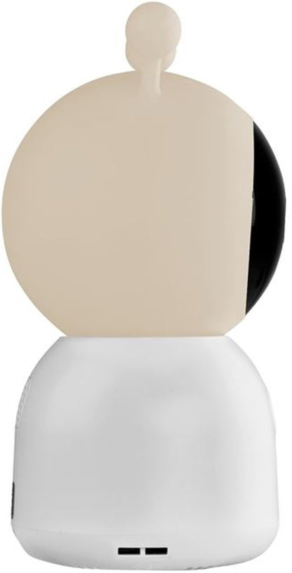 omajin Baby Camera - IP-camera - Babycam - 2K HD - Pan & Tilt - Bewegingsmelder - Nachtzicht - Tweerichtingsaudio - incl. 64GB MicroSD-kaart - Wit