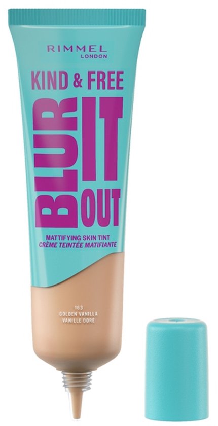 Rimmel Kind & Free Blur It Out Mattifying Skin Tint - 163 Golden Vanilla
