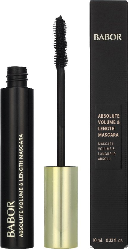 Babor Absolute Volume & Length Mascara - Zwart 3D-volume met power-siliconenborsteltje - 10ml