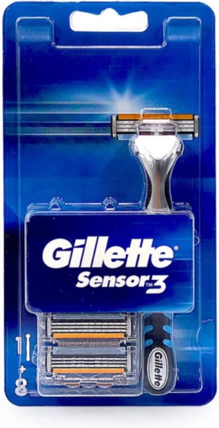 Gillette Sensor3 Scheersysteem- Met 8 Mesjes