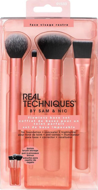 Real Techniques Flawless Base Set Make-up Kwastenset