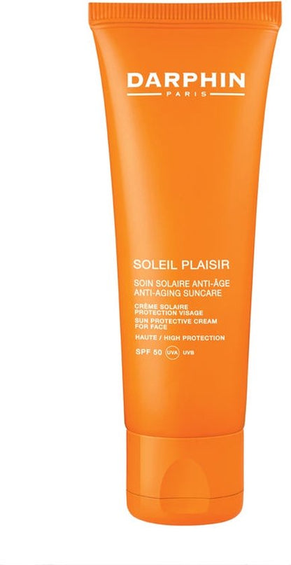 Trekt snel in en plakt niet - Darphin Soleil Plaisir Face Zonnebrand SPF 50