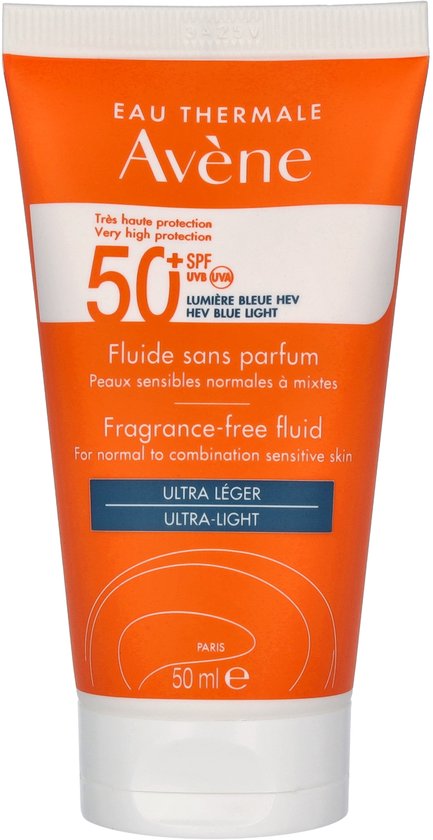 Avène Zon Fluide SPF50+ - Zonnebrand - 50 ml