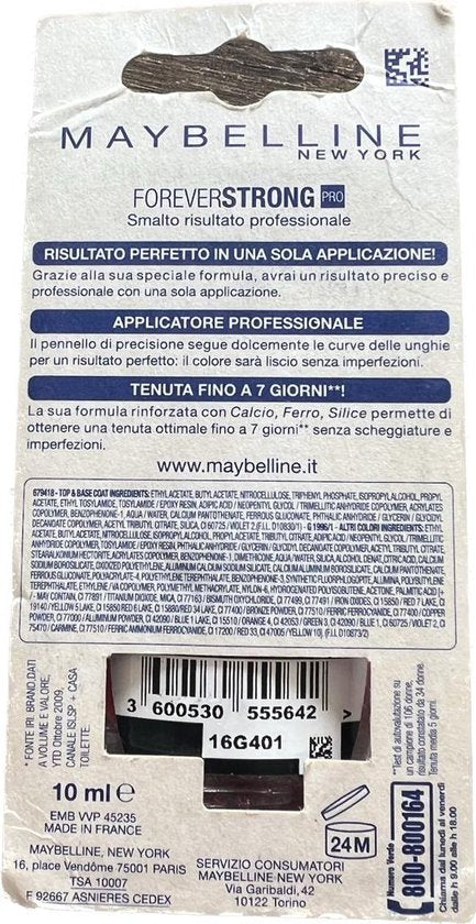 Maybelline Tenue & Strong Pro Nagellak -490 Rose Salsa