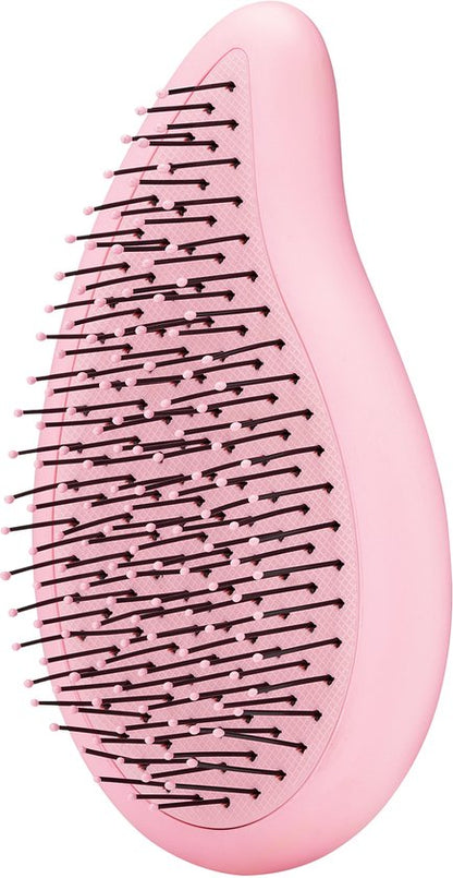WetBrush Go Green Palm Detangler - Watermelon Oil - Compacte Ontwarrende Haarborstel - Voor Nat En Droog Haar - Ultra Zachte IntelliFlex® Borstelharen - Vermindert Haarbreuk - Lichtgewicht & Handzaam Formaat - Verrijkt Met Watermeloen Olie - Roze