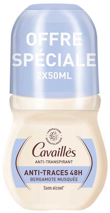 Rogé Cavaillès Absorb+ 48H Anti-Sporen Deodorant Roll-On 2 x 50 ml