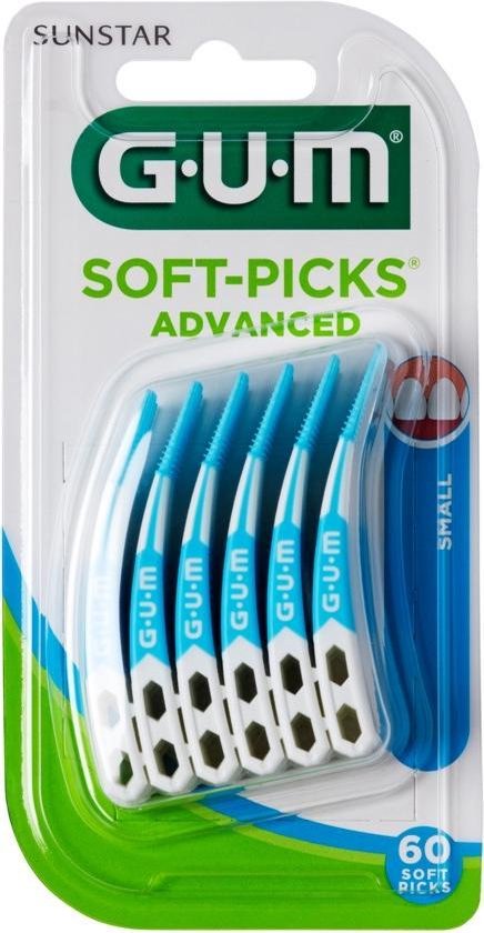 GUM Tandenstokers Soft-Picks Advanced Small - 60 stuks