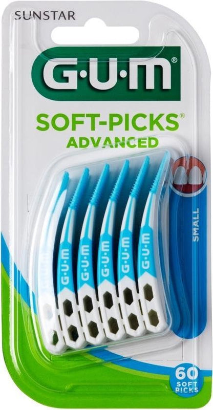 GUM Tandenstokers Soft-Picks Advanced Small - 60 stuks