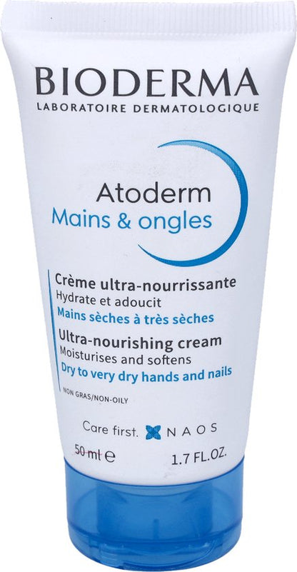 Bioderma Atoderm Ultra-Nourishing Hand and Nail Cream 50 ml