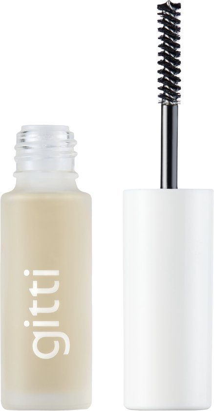 gitti - Natural Brow Gel Transparant - Vegan Wenkbrauwgel met Sterke Hold - Natuurlijk